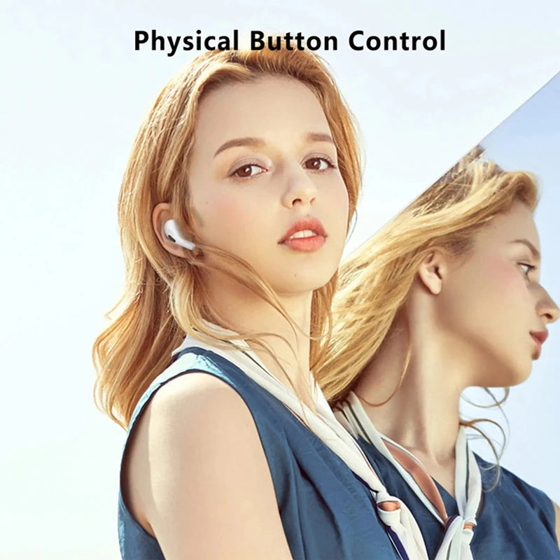 Air Pro 5.3 Bluetooth headphones, premium sound, ideal for iPhone, Xiaomi and Android.