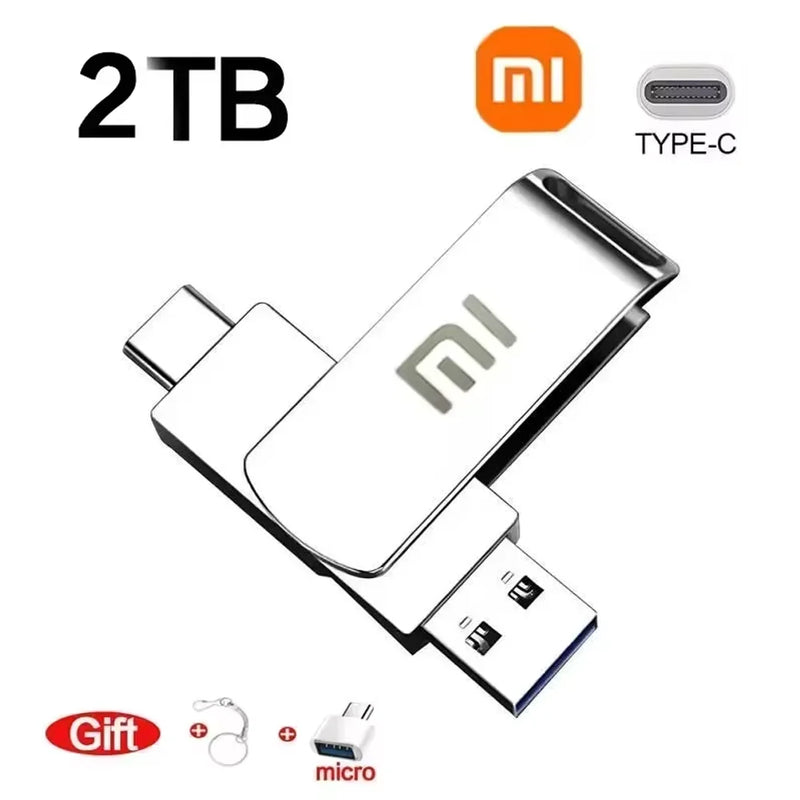 Xiaomi MIJIA Metal USB 3.0 Flash Drive High Speed 2TB/1TB/512GB Portable for PC