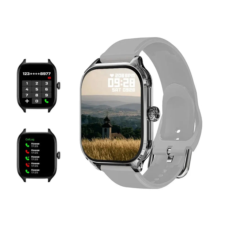 LAXASFIT H9/H6 Smartwatch with Bluetooth calls, calorie, heart rate and oxygen monitor.