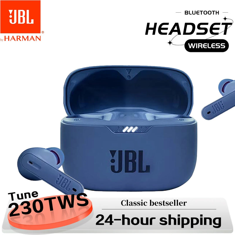JBL Tune 230NC TWS Bluetooth headphones, waterproof, with noise cancellation and Pure Bass.