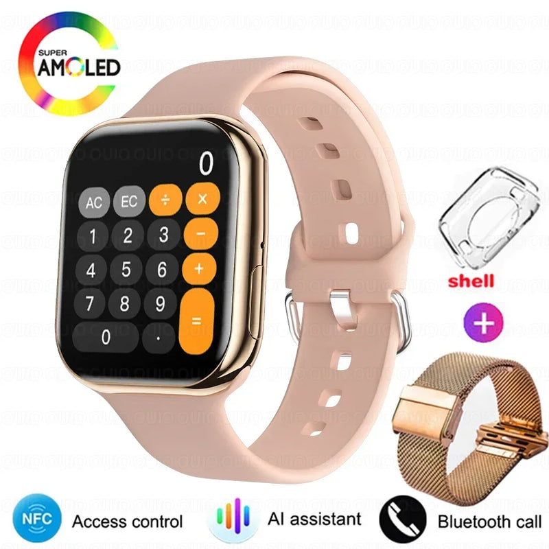 Smartwatch Series 10 2025, Apple compatible, GPS, NFC, Bluetooth calling and IP68 waterproof.
