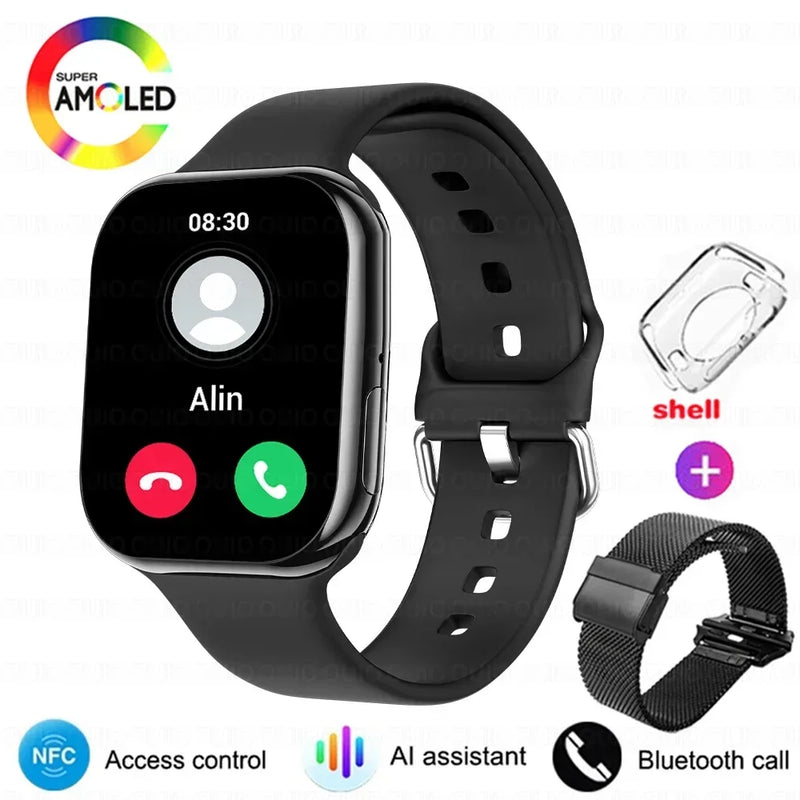 Smartwatch Series 10 2025, Apple compatible, GPS, NFC, Bluetooth calling and IP68 waterproof.