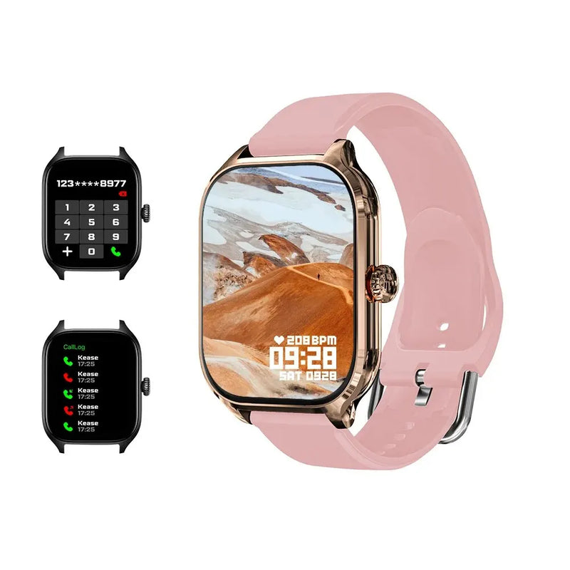 LAXASFIT H9/H6 Smartwatch with Bluetooth calls, calorie, heart rate and oxygen monitor.