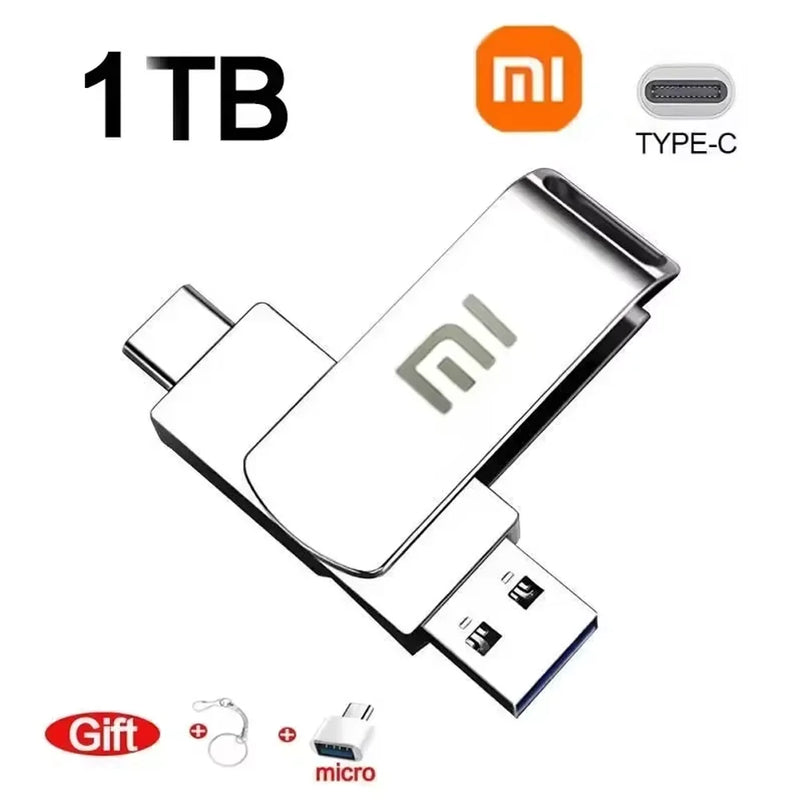 Xiaomi MIJIA Metal USB 3.0 Flash Drive High Speed 2TB/1TB/512GB Portable for PC