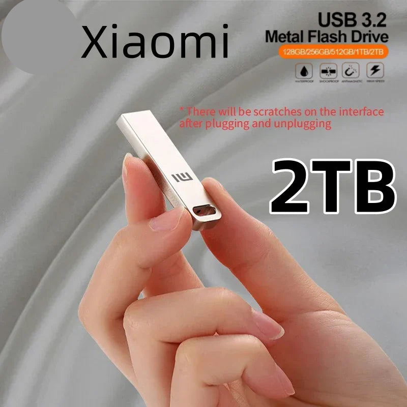 Xiaomi USB 3.2 Type-C Flash Drive 2TB, metallic, waterproof and high speed