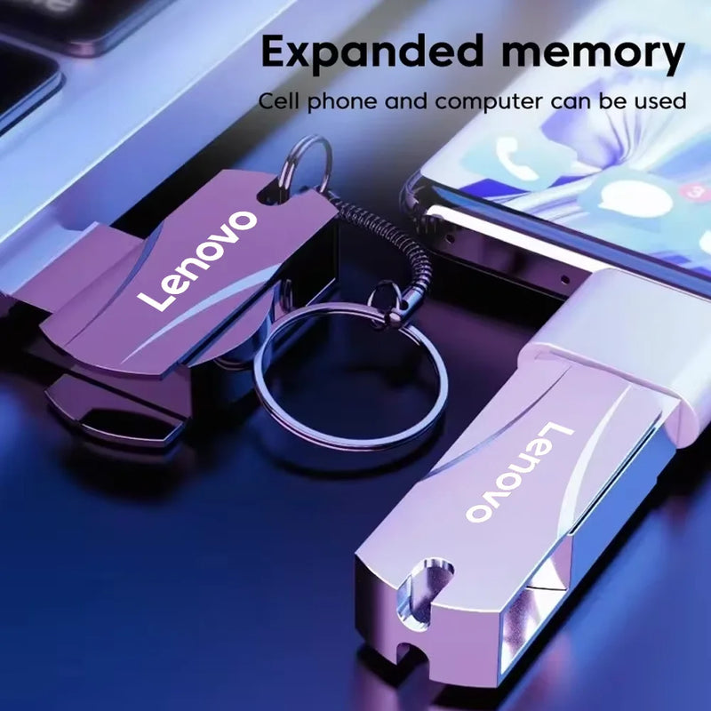 Lenovo Metal USB 3.0 Type-C Flash Drive, High Speed, 16TB/8TB/4TB/2TB/1TB.