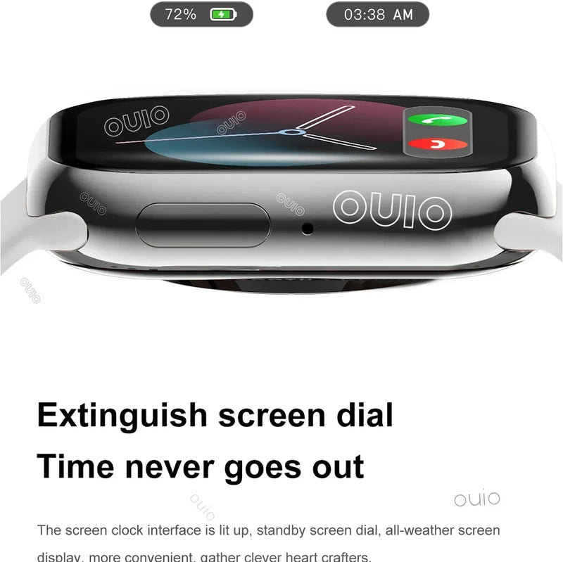 Smartwatch Series 10 2025, Apple compatible, GPS, NFC, Bluetooth calling and IP68 waterproof.