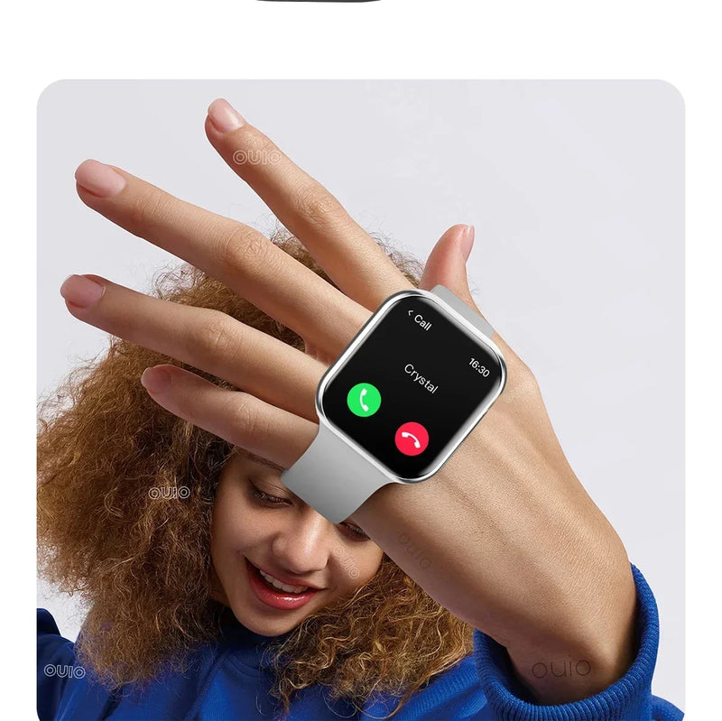 Smartwatch Series 10 2025, Apple compatible, GPS, NFC, Bluetooth calling and IP68 waterproof.