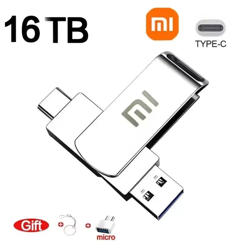 Xiaomi MIJIA Metal USB 3.0 Flash Drive High Speed 2TB/1TB/512GB Portable for PC
