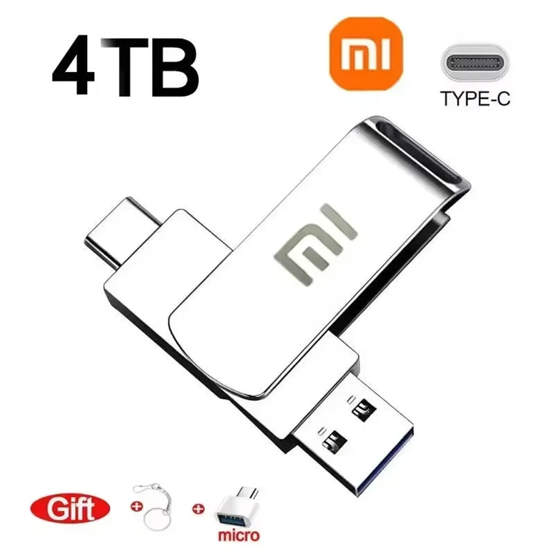 Xiaomi MIJIA Metal USB 3.0 Flash Drive High Speed 2TB/1TB/512GB Portable for PC