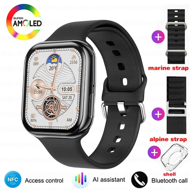 Smartwatch Series 10 2025, Apple compatible, GPS, NFC, Bluetooth calling and IP68 waterproof.
