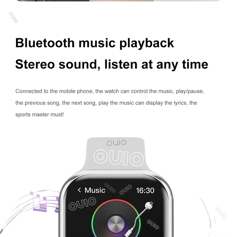 Smartwatch Series 10 2025, Apple compatible, GPS, NFC, Bluetooth calling and IP68 waterproof.