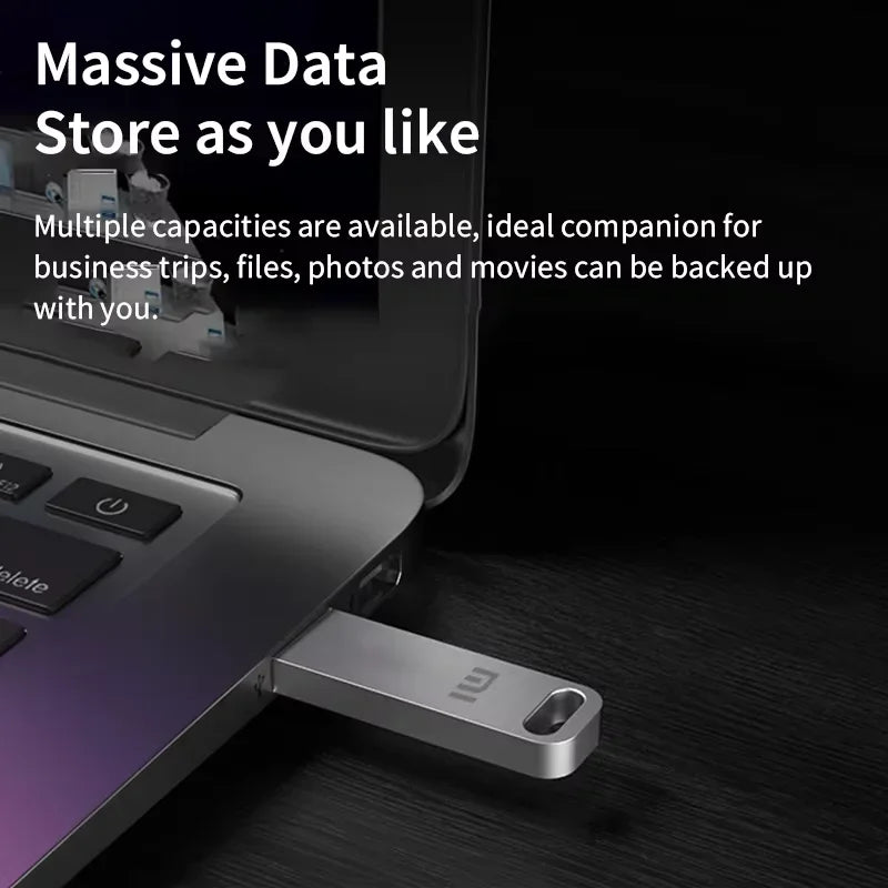 Xiaomi USB 3.2 Type-C Flash Drive 2TB, metallic, waterproof and high speed