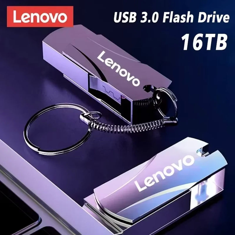 Lenovo Metal USB 3.0 Type-C Flash Drive, High Speed, 16TB/8TB/4TB/2TB/1TB.