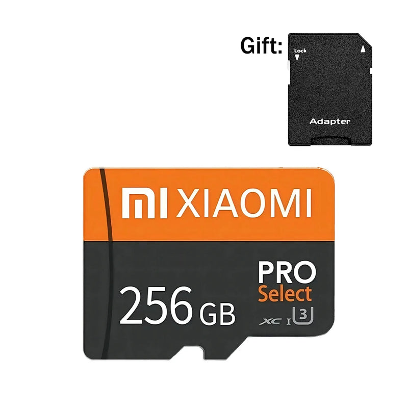 Xiaomi Micro SD Card Class 10, ultra fast, 128GB–2TB, ideal for cell phones and cameras.