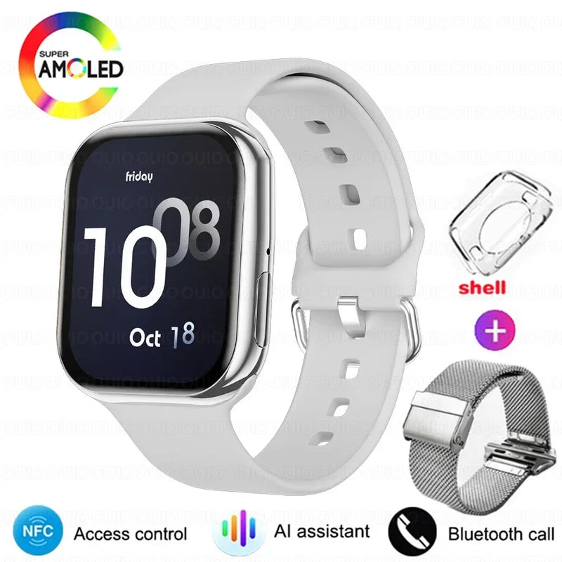 Smartwatch Series 10 2025, Apple compatible, GPS, NFC, Bluetooth calling and IP68 waterproof.