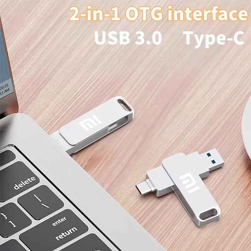 Xiaomi MIJIA Metal USB 3.0 Flash Drive High Speed 2TB/1TB/512GB Portable for PC