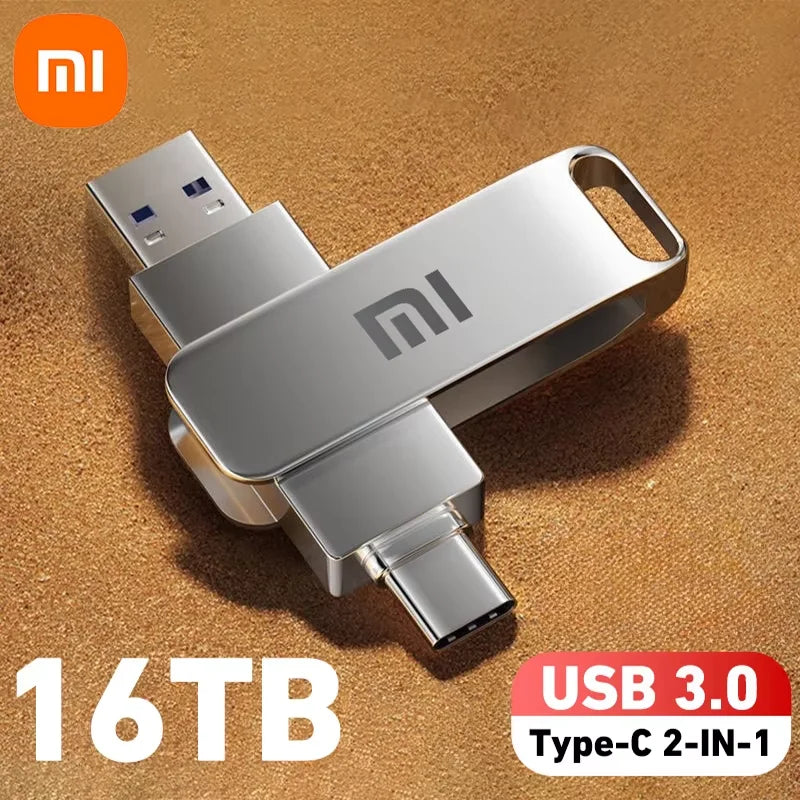 Xiaomi MIJIA Metal USB 3.0 Flash Drive High Speed 2TB/1TB/512GB Portable for PC
