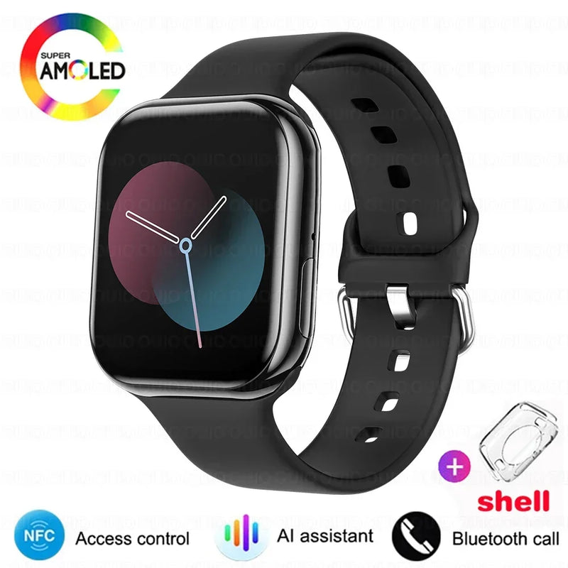 Smartwatch Series 10 2025, Apple compatible, GPS, NFC, Bluetooth calling and IP68 waterproof.