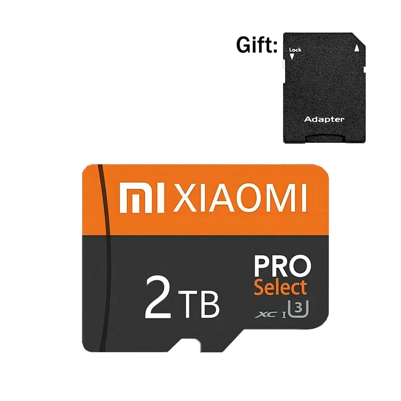 Xiaomi Micro SD Card Class 10, ultra fast, 128GB–2TB, ideal for cell phones and cameras.