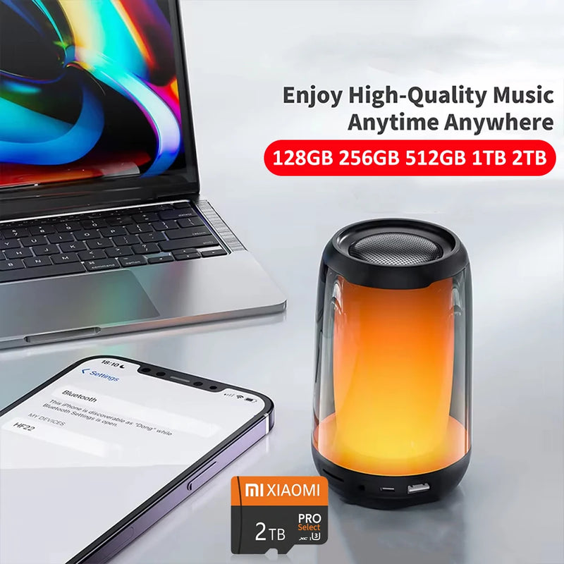 Xiaomi Micro SD Card Class 10, ultra fast, 128GB–2TB, ideal for cell phones and cameras.