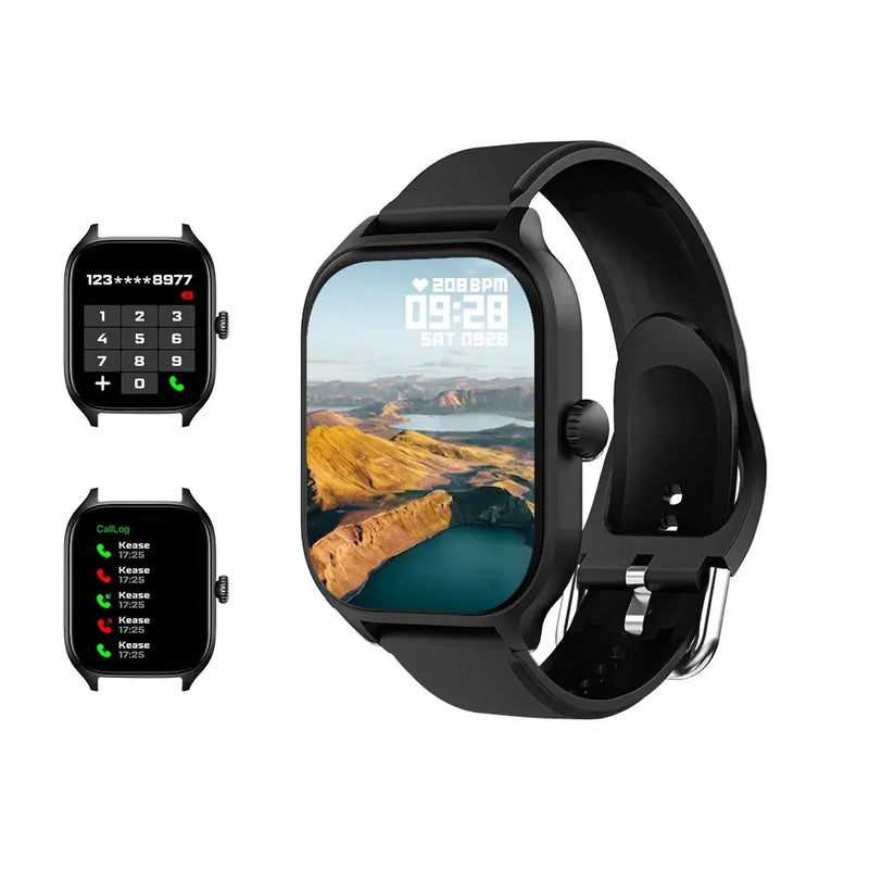 LAXASFIT H9/H6 Smartwatch with Bluetooth calls, calorie, heart rate and oxygen monitor.
